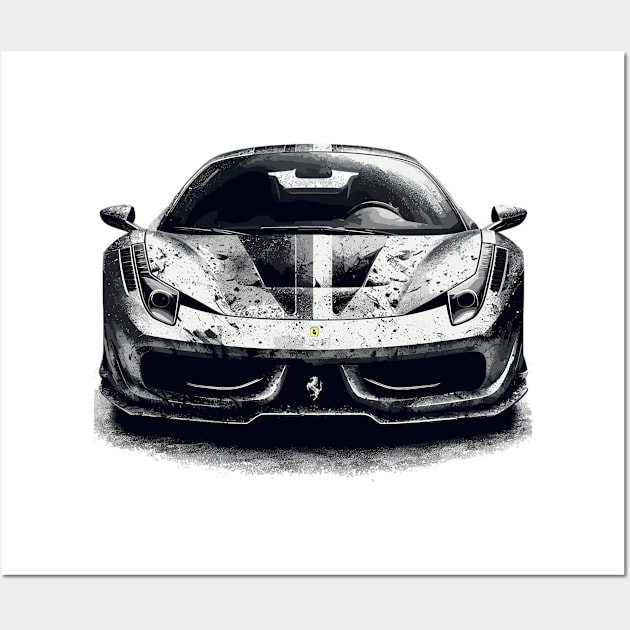 Ferrari 458 Wall Art by Vehicles-Art